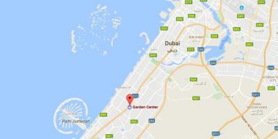 Dubai giardino in centro mappa