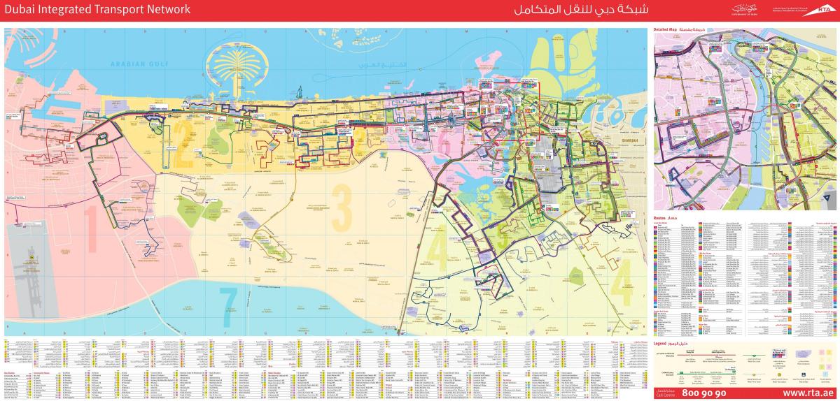 Dubai autobus mappa