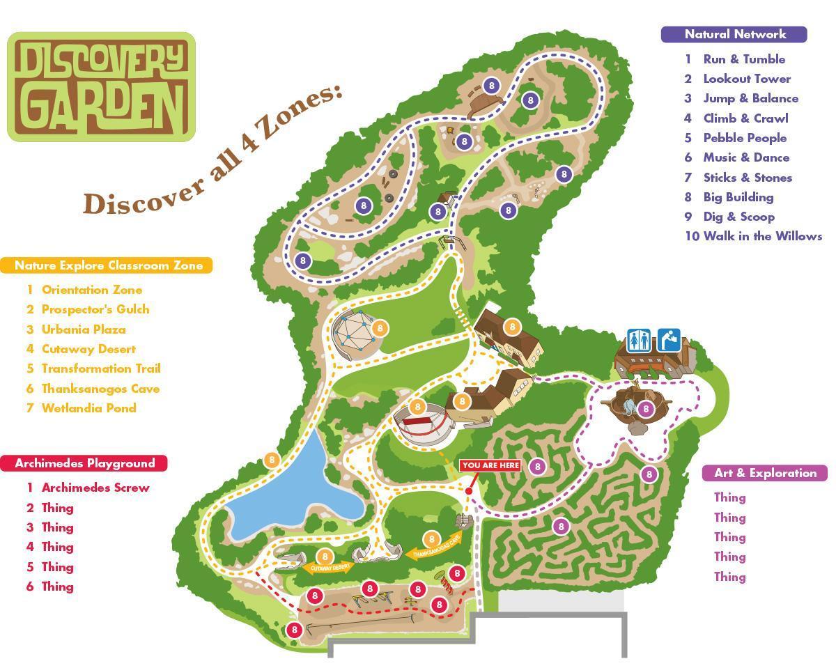 Discovery Gardens ubicazione sulla mappa