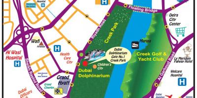 Dolphin show di Dubai la mappa