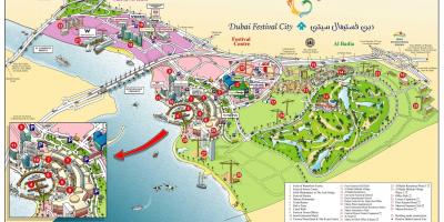 Dubai festival city la mappa