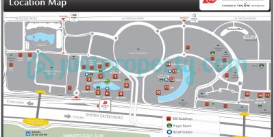 Mappa di Dubai internet city