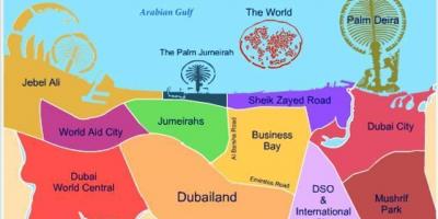 Mappa di Dubailand