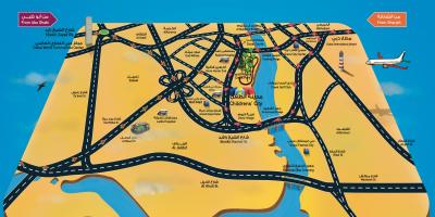 La mappa dei Bambini della città di Dubai