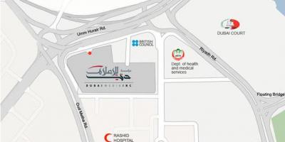 Rashid ospedale di Dubai la mappa